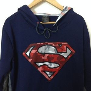 Superman Navy Blue Hoodie